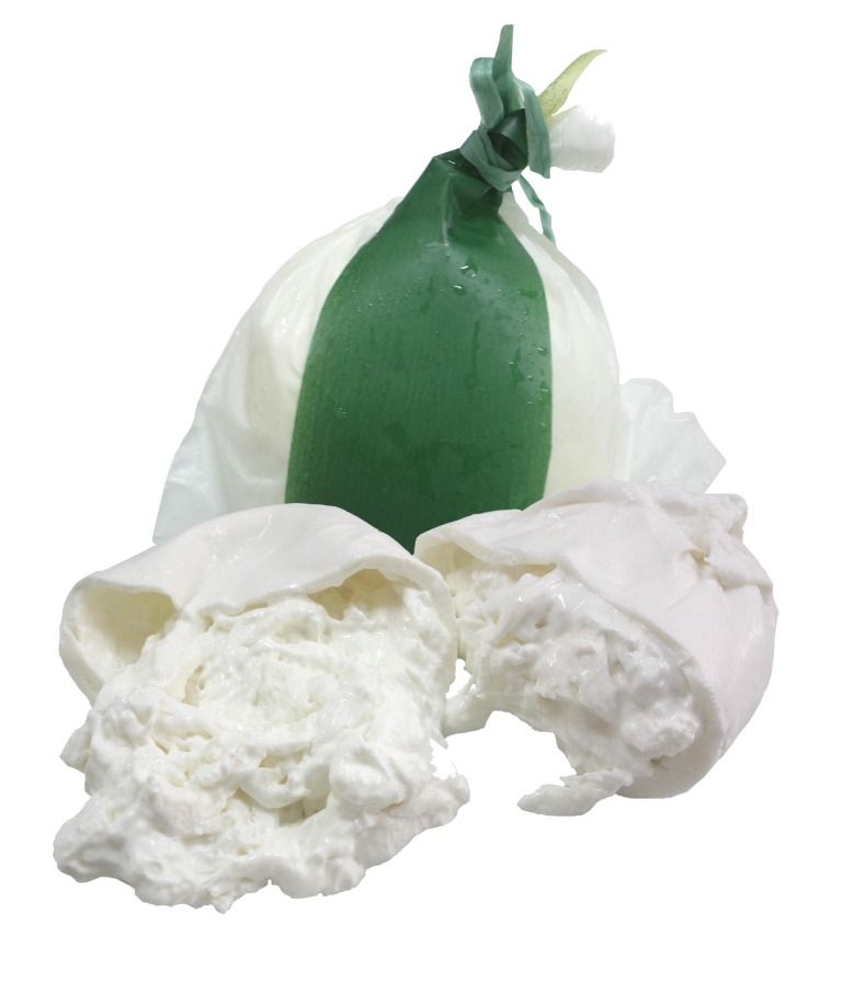 Burrata in foglia fresca - vasc. da 200 g (1 pz)