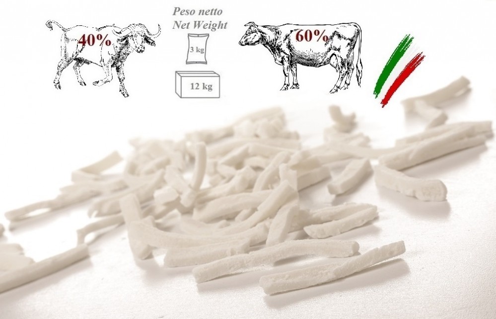 Mozzarella julienne a Latte Misto, 60% vaccino e 40% di bufala