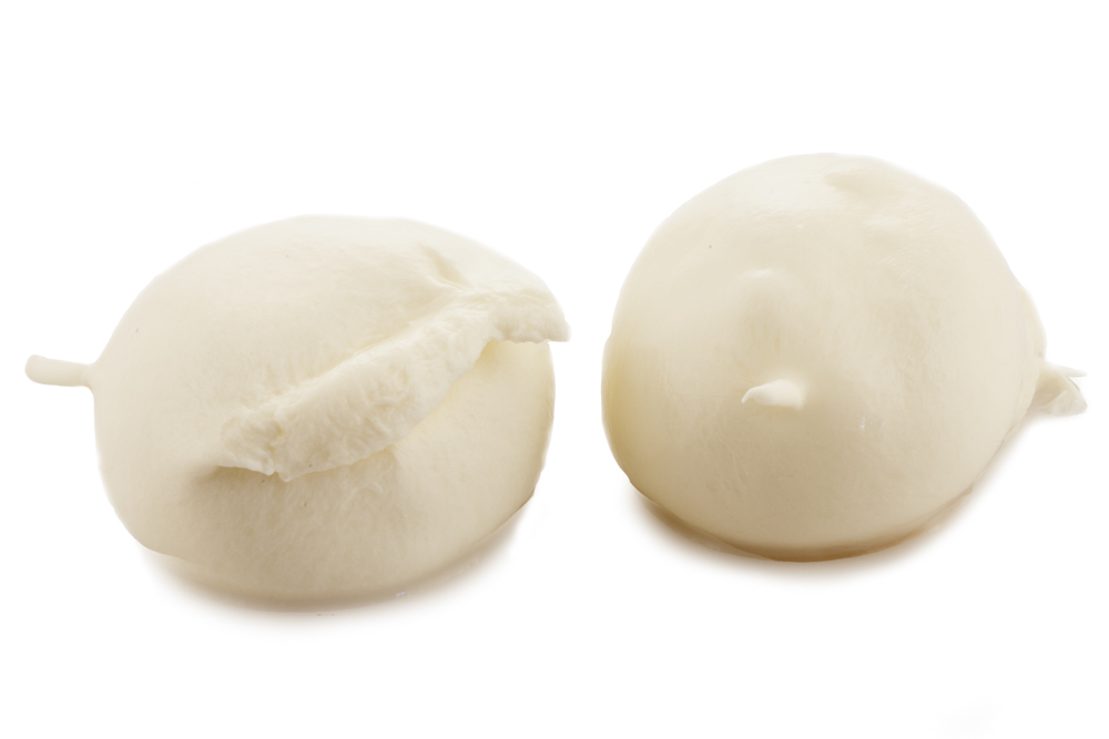 Italian Frozen mozzarella made of 100% buffalo's milk, in small pieces in tray of 250 g (125 g x2) - case of 2 kg