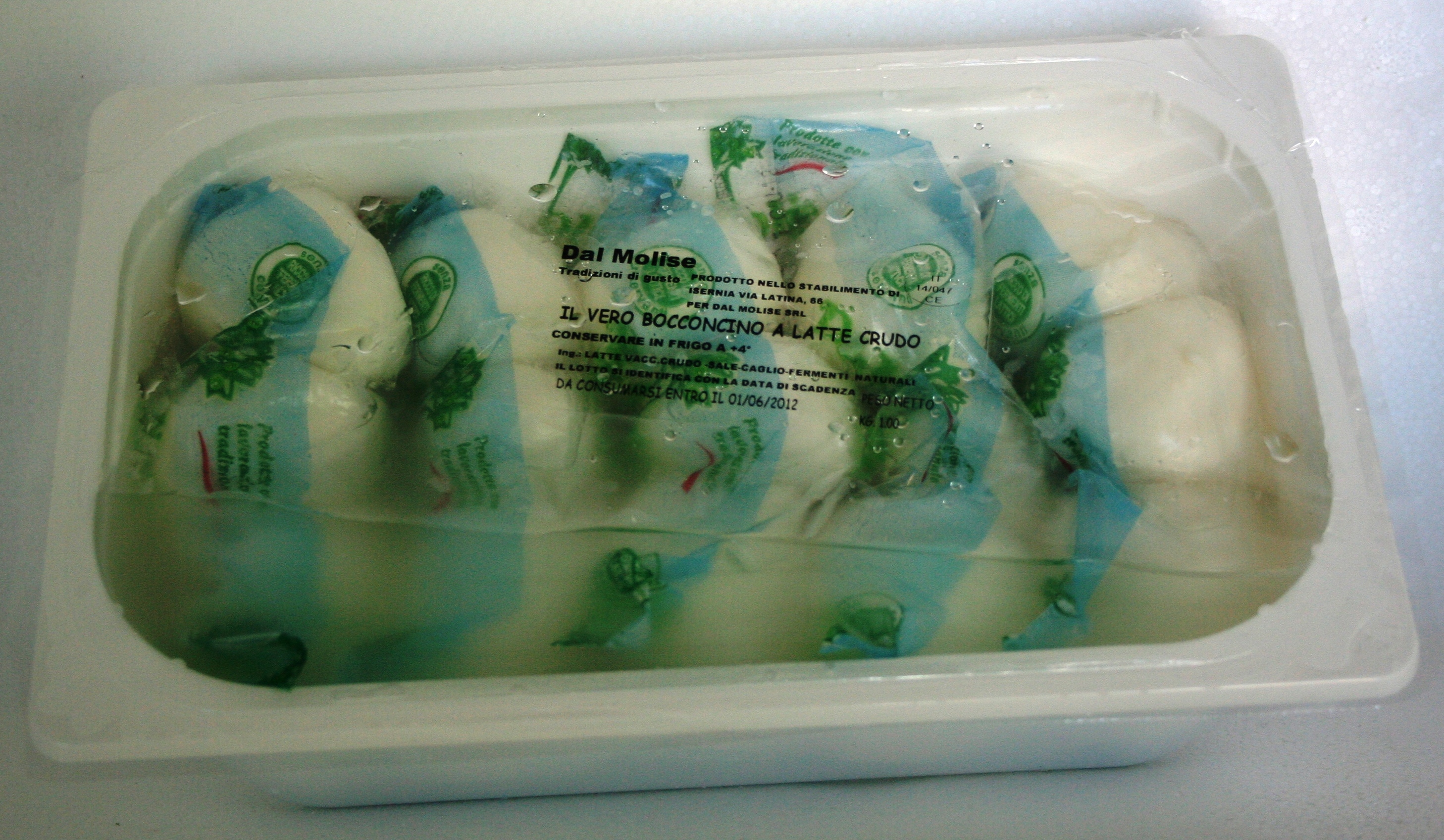 Bocconcini a latte crudo - vasc. da 1 kg