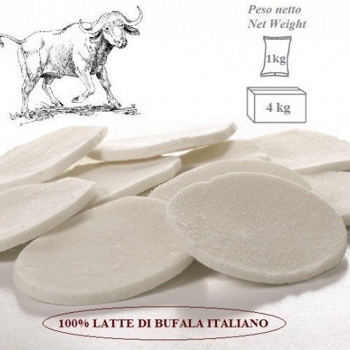 Mozzarella 100% Latte di Bufala Italiano a Fette da 22/35g