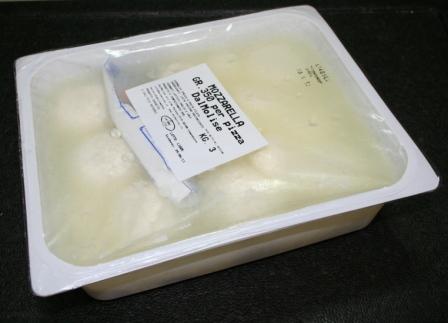 Fior di latte 350 g scartato in acqua - conf. da 3 kg (LINEA PER PIZZA)