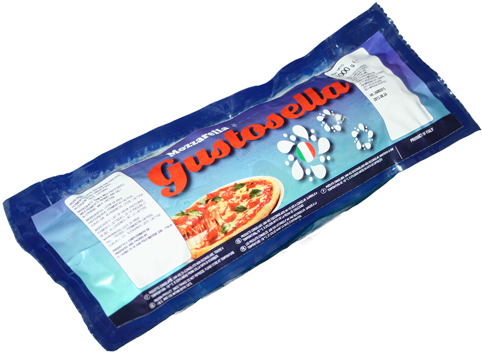 Filone di mozzarella “Gustosella” surgelato IQF - conf. da 1 kg