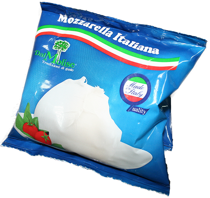 Italian Fresh mozzarella in small pieces 