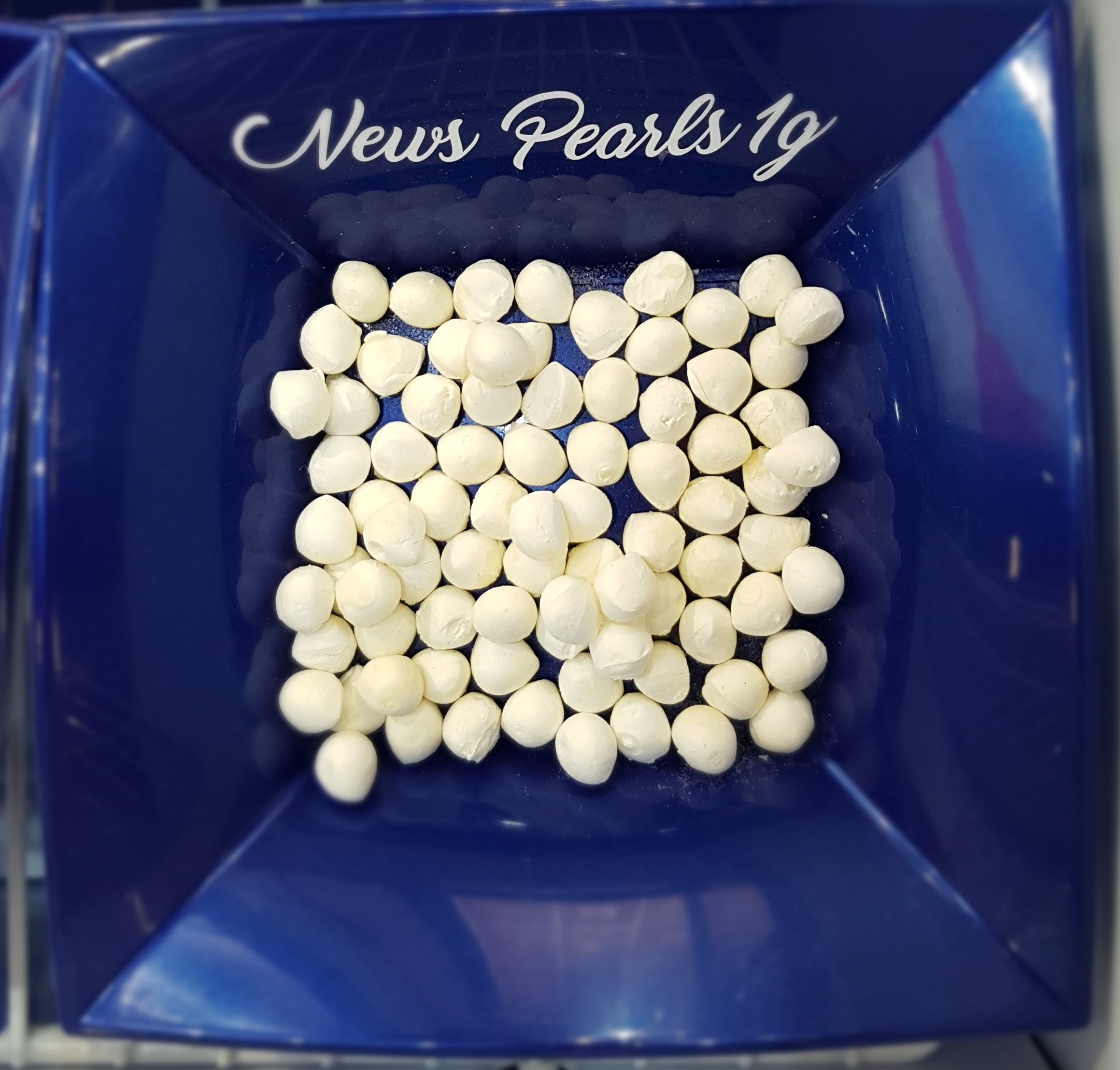 Italian IQF Frozen Pearls of Mozzarella of 1 g - bag of 1 kg